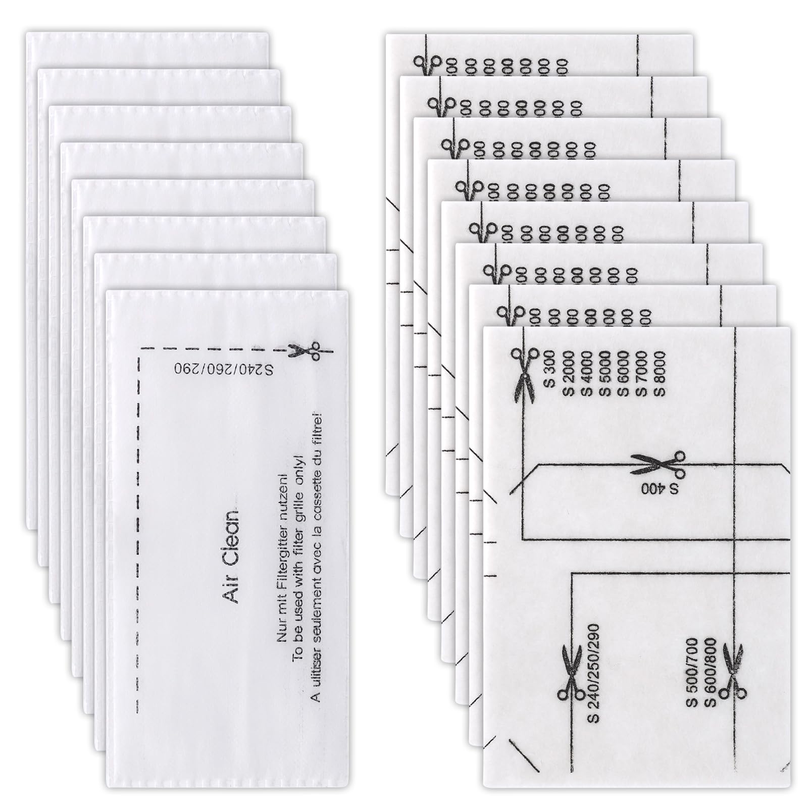 ZYNERY 16 Stück Filter für Miele Staubsauger, 8 Motorschutzfilter und 8 Staubsaugerfilter Set für Miele Classic C1, Compact C1/2, Complete C1/2/3, Dynamic U1, S200-S899, S2000-S8999 Angebot bei HelloDeals