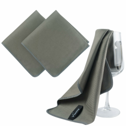 VIVOTE Mikrofasertücher, Fenstertuch Streifenfrei, Reinigungstücher für Glas, Spiegel und Fenster, Saugfähige, Fusselfreie, Wasserabdruckfreie, Graue Fensterputztücher, 40x40 cm, 3 Stück Grau 40 X 40 Angebot bei HelloDeals