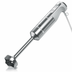 Arendo - 1000W Stabmixer - Edelstahl Pürierstab - Mixer - vierflügeliges Messer - stufenlose Geschwindigkeitsregelung - Turbotaste - Kraftvoller 1000 Watt Motor - mit Messbecher - Weiß C: Weiß Edelstahl Angebot bei HelloDeals