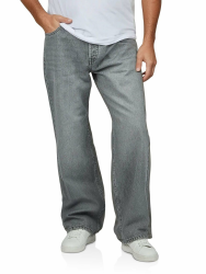 DENIMFY Jeans Herren Loose Fit DFMailo lässige Jeanshose Hose Baumwolle Denim Blau Grau 29 30 31 32 33 34 36 38 32W / 34L Grey Denim (G137) Angebot bei HelloDeals