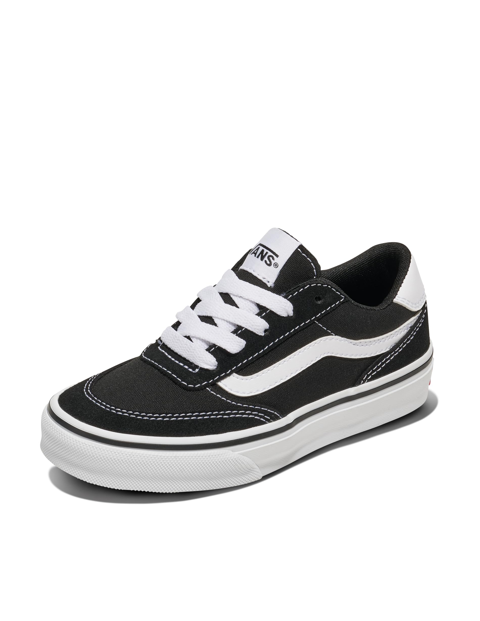 Vans Herren Turnschuhe Brooklyn Aus Wildleder, Black/White 39 EU Wildleder Canvas Schwarz Weiß Angebot bei HelloDeals