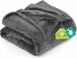 Utopia Bedding Kuscheldecke flauschig Fleecedecke [200x150 cm, Grau] leichte, Warm Winter Decke, Weich und atmungsaktive Decke für Bett Sofa und Couch Grau 200x150 cm Angebot bei HelloDeals