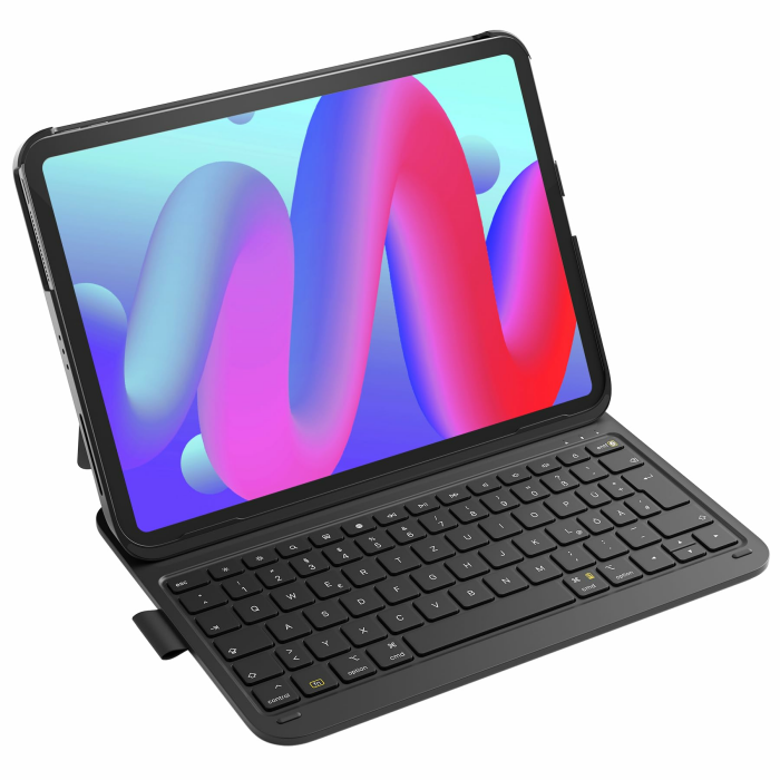 Inateck iPad 10 Generation Hülle mit Tastatur, für iPad 11 Gen. A16 2025 11 Zoll, Air 11 Zoll M3/M2 (2025/2024),Air 5/4, Pro 11 4/3/2/1,QWERTZ,Ultraleichte Tastatur mit Stifthalter,AirTap BK2007 schwarz For 10.9-11 Inch iPads Angebot bei HelloDeals