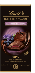 Lindt Schokolade Edelbitter Mousse Blaubeer-Lavendel | 13 x 150 g Tafel | Mit 70 % Kakaogehalt und dunkler Mousse au Chocolat und Blaubeer-Lavendel Füllung | Schokoladentafel | dunkle Schokolade Blaubeer Lavendel 150 g (13 pack) Angebot bei HelloDeals