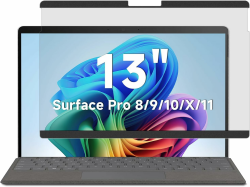 STARY Magnetischer Sichtschutzfolie 13 Zoll Surface Pro 8/9/10/11/X, Microsoft Surface Displayschutzfolie, Blendschutz, Blaulicht, Kratzer, abnehmbarer Blickschutzfolie für Surface Pro 8/9/10/11/X 13 "Surface Pro Laptop Angebot bei HelloDeals