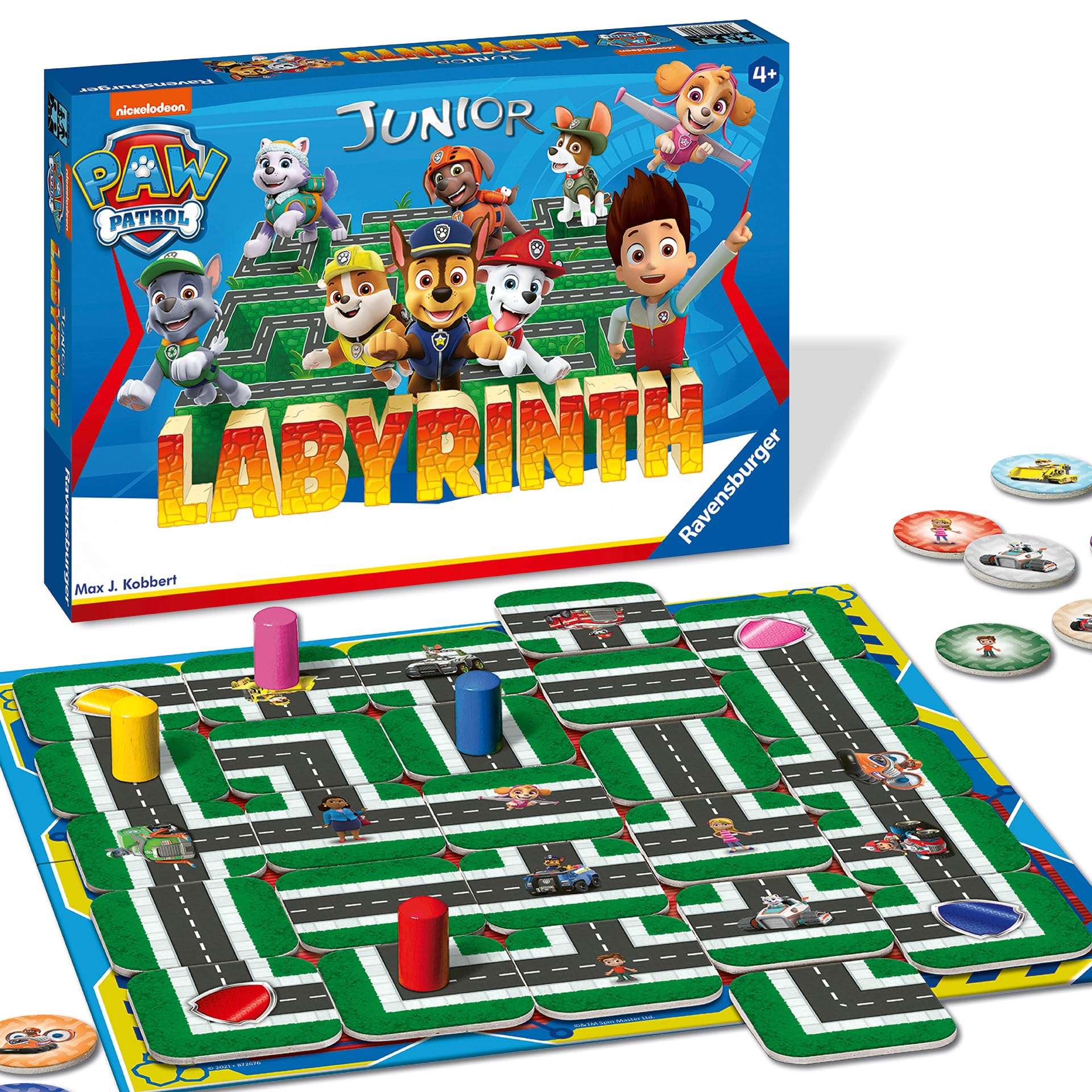 Ravensburger Kinderspiel Paw Patrol Junior Labyrinth 20799 - das bekannte Brettspiel von Ravensburger als Junior Version, Kinderspiel für Kinder ab 4 Jahren - Geburtstagsgeschenke Angebot bei HelloDeals