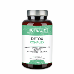 Detox Komplex - Mariendistel + Artischocke + Löwenzahn + Hügel + 8 Vitaminen Pflanzen Samen - 90 Vegane Kapseln Komplex Nutralie Angebot bei HelloDeals