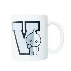 Erik Tasse BT21 Van - Erik Tasse BT21 RJ - Kaffeebecher Tasse für Kaffee oder Tee - BT21 Merchandising - Größe : 9,5 cm x 8 cm - Fassungsvermögen : 350 ml - Offizielle Lizenz -BT21 Fanartikel Angebot bei HelloDeals