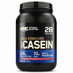 Optimum Nutrition Gold Standard 100% Casein Proteinpulver, Geschmack Erdbeere, 924g, 24 Portionen Angebot bei HelloDeals