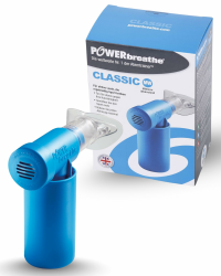 POWERBREATHE Classic Fitness I mittlerer Widerstand I Atemtrainer zur Stärkung der Atemmuskulatur I Inspirationsmuskeltrainer mit 9 Stufen I Atemtrainingsgerät für Atemübungen Angebot bei HelloDeals