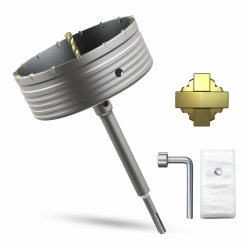 160mm Bohrkrone Hohl Lochsäge-dosenbohrer，mit SDS Plus Adapter 220 mm Bohrkrone Steckdose，für Mauerwerk, Ziegel, Beton, Zement, Stein Concrete hole saw Angebot bei HelloDeals