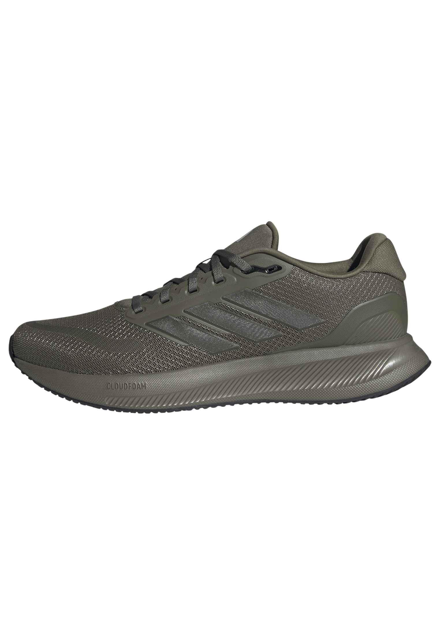 Adidas Herren Runfalcon 5 Laufschuhe 46 EU Olive Strata Shadow Olive Core Black Angebot bei HelloDeals