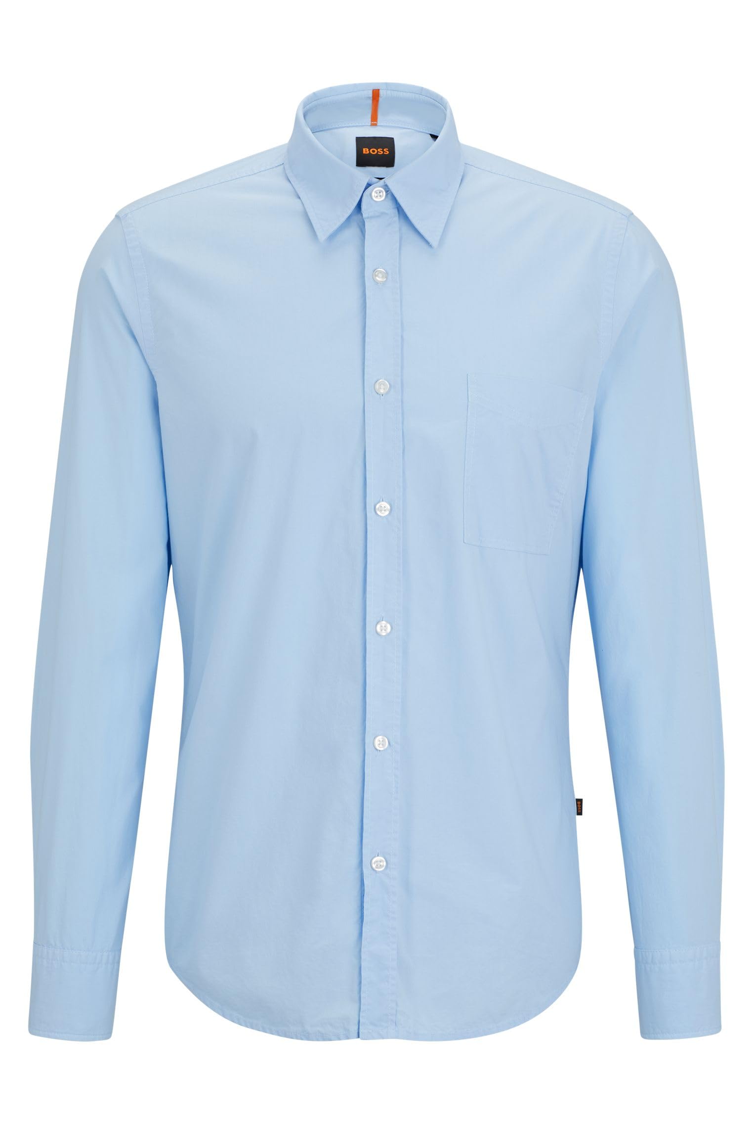 BOSS Herren Relegant_6_m Shirt XS Open Blue460 Angebot bei HelloDeals