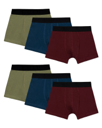 Snocks Herren Boxershorts Ohne Logo - Bio-Baumwolle 6er Pack - Atmungsaktiv Komfortbund - Unterhosen für Alltag und Sport - S-3XL 6x Mix2 L Angebot bei HelloDeals