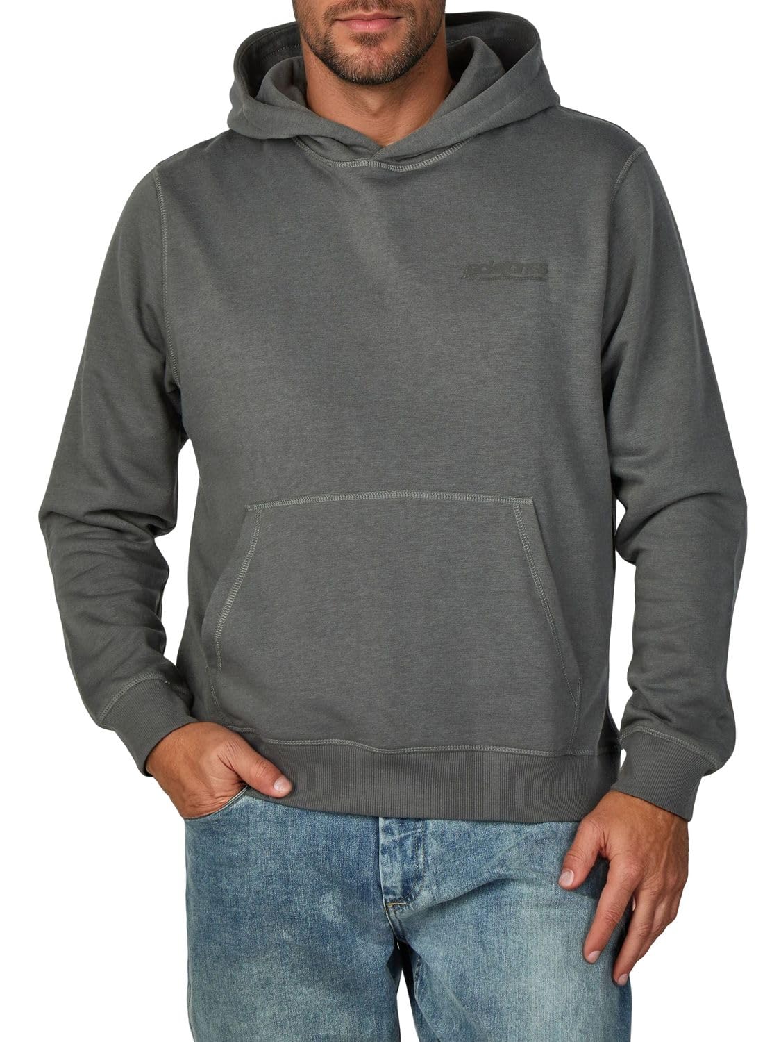 JACK & JONES Hoodie Herren Relaxed Fit mit Print JWHINTERLUDE Sweat Hood Plus Size Kapuzenpullover Pullover Sweatshirt Schwarz Grau Grün Beige S M L XL XXL 3XL 4XL 5XL 6XL 7XL 8XL XXL Castlerock Angebot bei HelloDeals