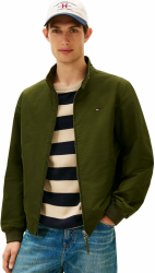 Tommy Hilfiger Herren Windbreaker Jacke Harrington Wasserabweisend L Green (Arctic Spruce) Angebot bei HelloDeals