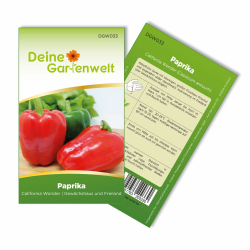 Paprika California Wonder Samen - Capsicum annuum - Paprikasamen - Gemüsesamen - Saatgut für 30 Pflanzen Angebot bei HelloDeals