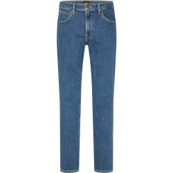 Lee Herren Jeans Brooklyn Straight 48W / 34L Mid Stonewash Angebot bei HelloDeals