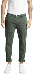 Replay Herren Jeans Anbass Slim-Fit mit Power Stretch 33W / 34L Military Green 030-1 Angebot bei HelloDeals