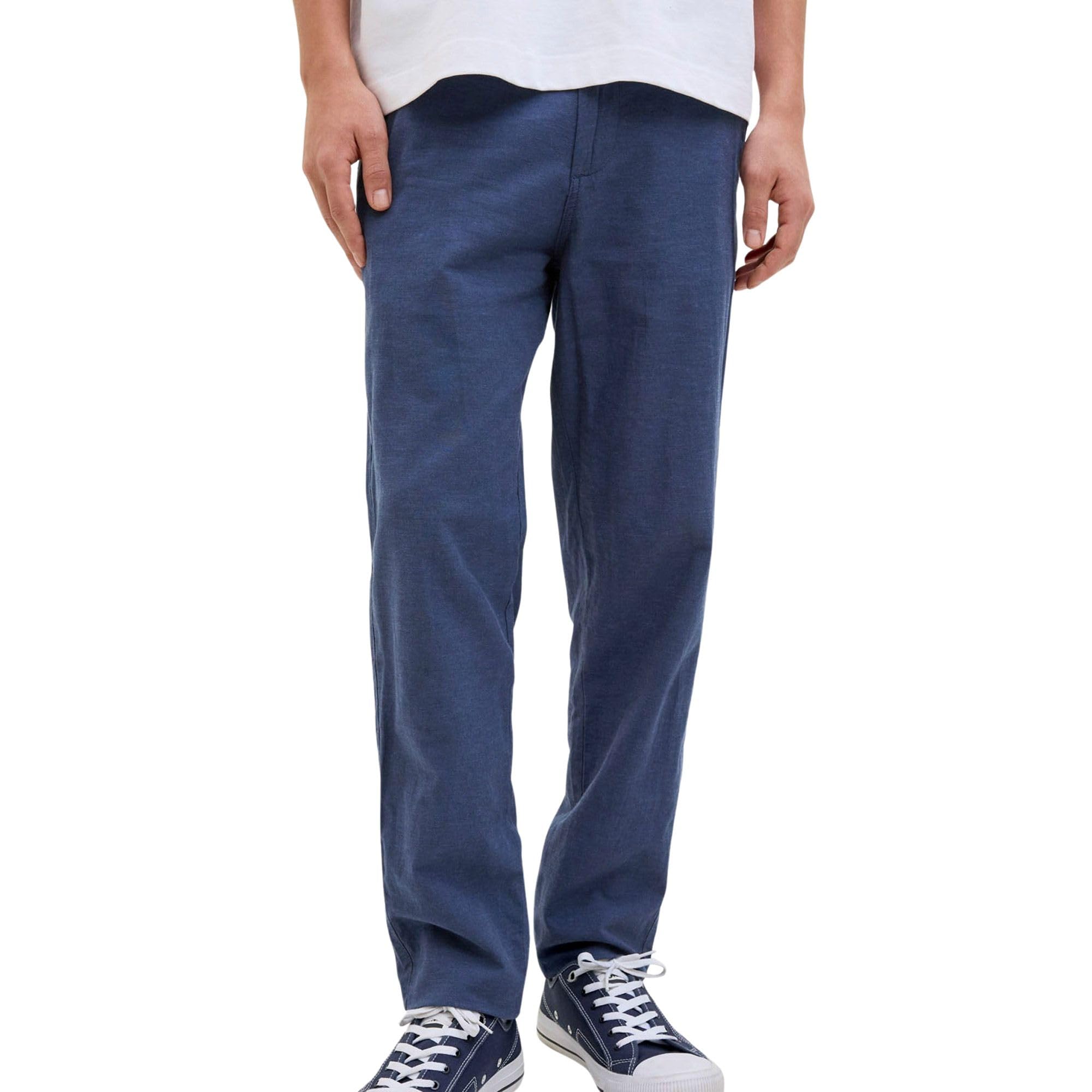 JACK & JONES Herren Jpstace Summer Chino Pant Sn Jpstace Summer Chino Pant Sn 32W / 30L Night Sky Angebot bei HelloDeals