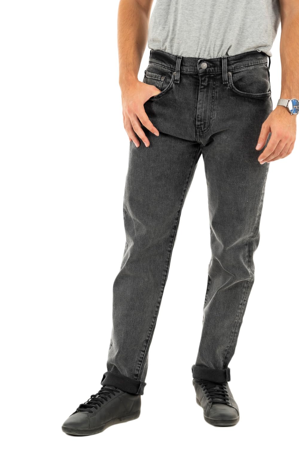 Levi's Herren Jeans 502 Taper 30W / 32L Grau Angebot bei HelloDeals