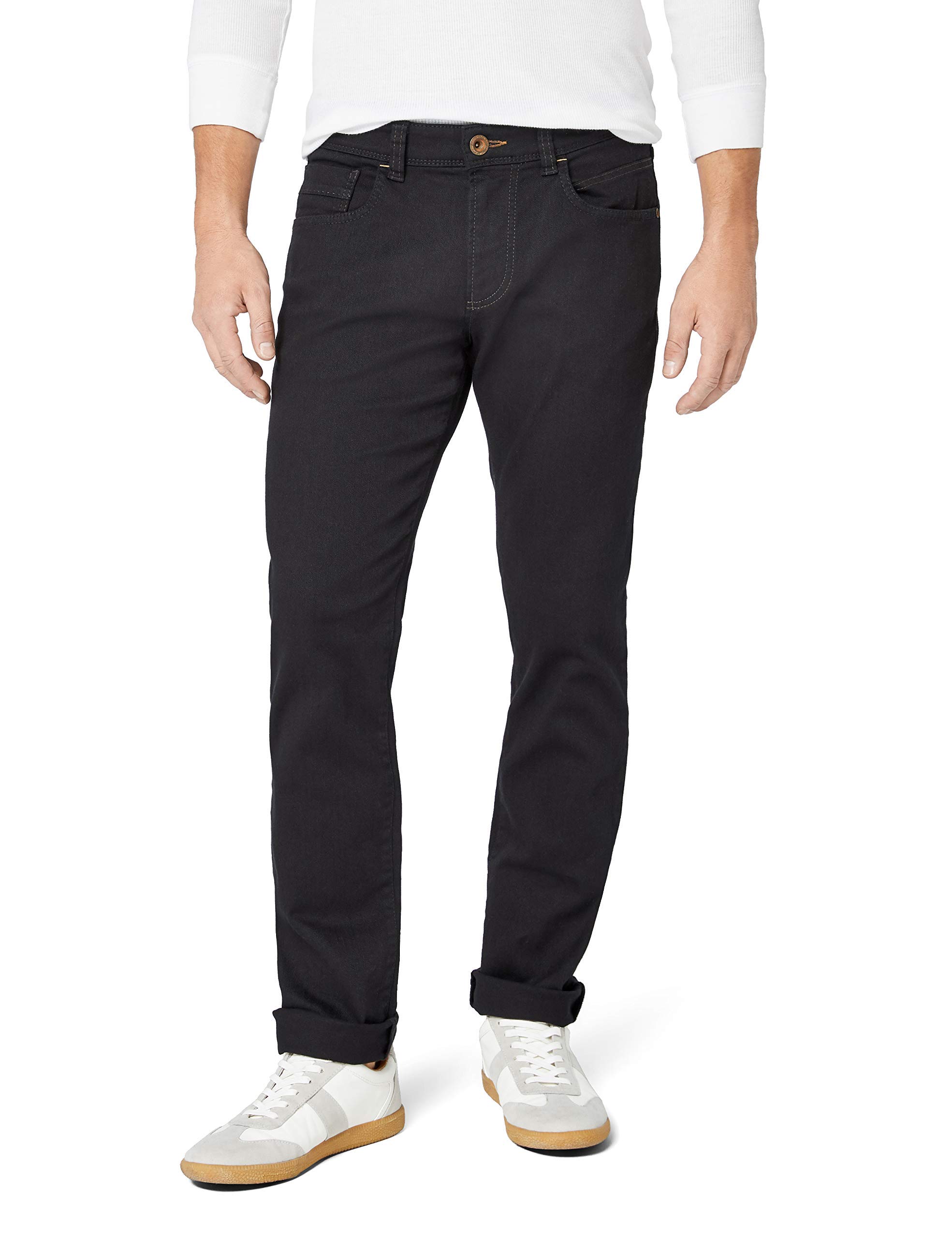 camel active Herren Regular Fit 5-Pocket Jeans aus Baumwolle 34W / 32L Schwarz Angebot bei HelloDeals