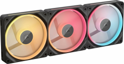 CORSAIR iCUE LINK LX120-R RGB 120mm PWM-Umkehrlüfter – Dreifach-Lüfter-Kit – Geräuscharm, CORSAIR Magnetische Kuppellagerung, Zwei Lichtschleifen, QuikTurn™-Schrauben, Null-Drehzahl-Modus – Schwarz 3 x 120mm Schwarz Angebot bei HelloDeals
