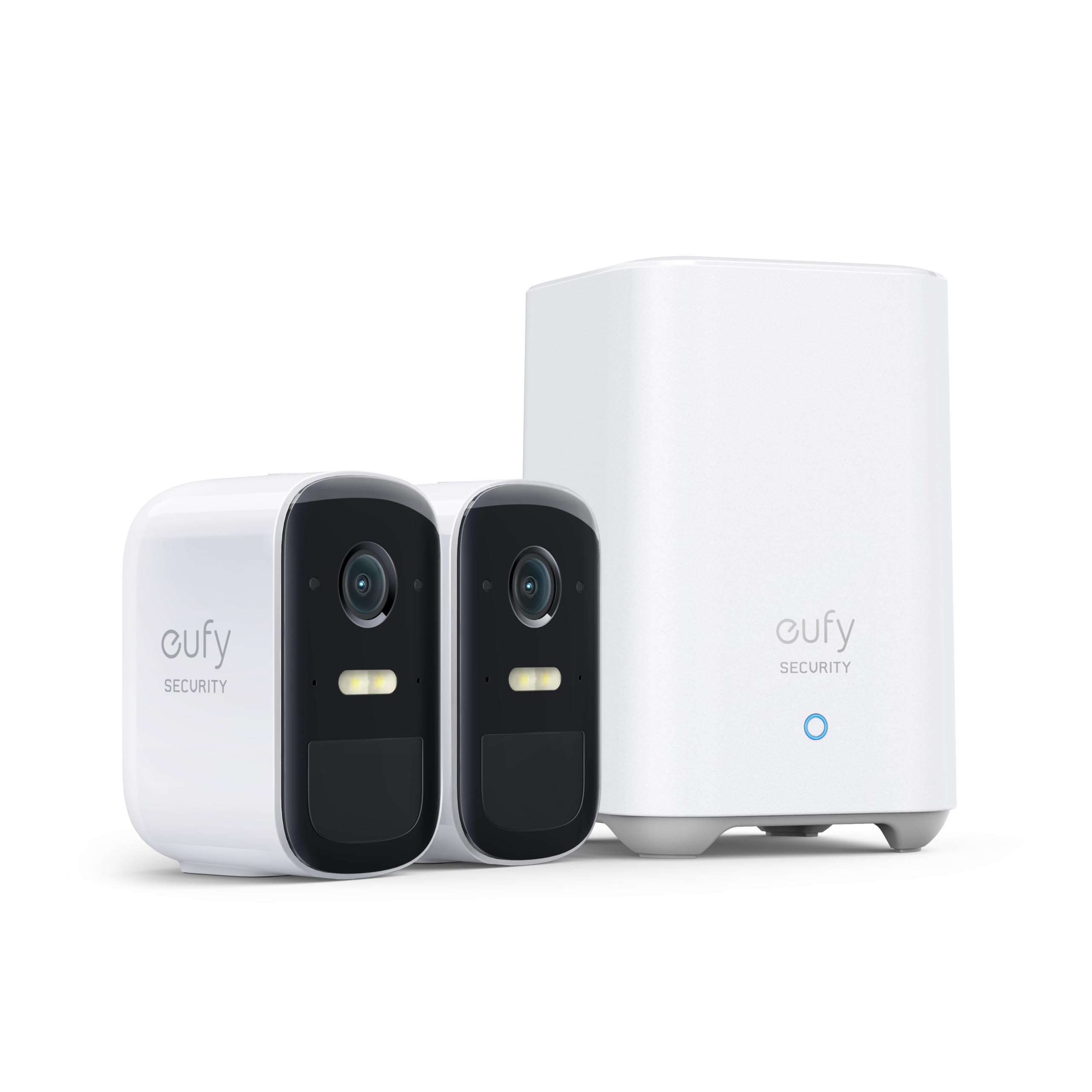 eufy Security eufyCam 2C Pro, Überwachungskamera außen Set 2+1, 2K Auflösung, 180 Tage Akku, Kompatibel mit Alexa und HomeKit, IP67,Gebührenfreie Nutzung Doppel-Kamera-Set Single Angebot bei HelloDeals