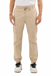 COMEOR Cargohose Herren Stretch Relaxed Fit – Chino Hose Baumwolle Männer Cargo Outdoorhosen, Wanderhose, Baggy Freizeit mit 6 Taschen & Kordelzug Camel M Angebot bei HelloDeals