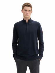 Tom Tailor Herren 1044569 Pullover L 13160 - Knitted Navy Melange Angebot bei HelloDeals