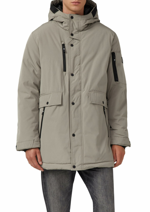 s.Oliver Wasserabweisender Parka mit Kapuze und sportiven Details S 8435_helles beige Angebot bei HelloDeals