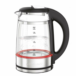 Cuisinart 1,7L Glas-Wasserkocher mit variabler Temperaturregelung | 3KW Schnellkochfunktion | Cool-Touch | Doppelwandiges Design | BPA-frei | Tropffreier Ausguss | 360°-Drehbasis Glass Doppelwand 1.7L Angebot bei HelloDeals