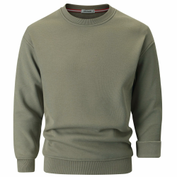 VEIISAR Herren Heavy Weight Pullover mit Rundhalsausschnitt,410g – Warmes Sweatshirt für Herbst & Winter - Dickes Fleece-Innenfutter 618 Army Green XL Angebot bei HelloDeals