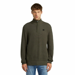 G-STAR Herren Honey Comb Structure Skipper Knit XXL Grau (Asfalt D27107-d631-995) Angebot bei HelloDeals