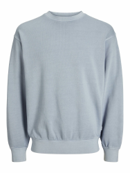 JACK & JONES Male Sweatshirt Einfarbig Sweatshirt S Chambray Blue Angebot bei HelloDeals