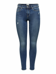 ONLY Female Skinny Jeans ONLWAUW Mittlere Taille Skinny Fit Jeans L / 32L Medium Blue Denim Angebot bei HelloDeals