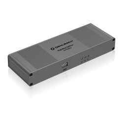 Oehlbach Highway HDMI Splitter 1:2 - Verlustfrei Audio- & Video-Signalübertragungen aktiv aufteilen - Ideal für 4K, HDR, Dolby Vision, 3D, 1080p, 2160p, UHD, 4K mit 60Hz - Silber Angebot bei HelloDeals