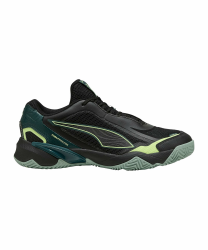 Puma Unisex Solarstrike 4Hallenturnschuh 40.5 EU Puma Black Green Terrain Fizzy Light Moss Angebot bei HelloDeals