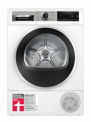 Bosch WQG235D00, Stiftung Warentest GUT (2,2)*, Serie 6, Wärmepumpentrockner 8 kg, Schneller getrocknete Wäsche, Auto Dry, Option Halbe Beladung, Sensitive Drying-System, Selbstreinigender Kondensator 8 kg Serie 6 EEK C Angebot bei HelloDeals