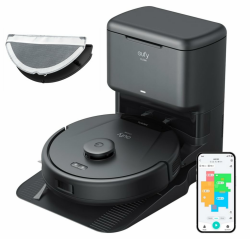 eufy L60 Saugroboter mit 5.000Pa Saugkraft, Anti-Haar-Verwicklung, 60-Tage-Absaugstation, iPath-Laser-Navigation, für Hartböden L60 Hybrid SES Angebot bei HelloDeals