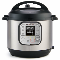 Instant Pot Duo 7-in-1-Multikocher 5,7 l – gebürstetes Edelstahl, großer Schnellkochtopf, Schongarer, Reiskocher, Sauteuse, Joghurtbereiter, Dampfgarer und Speisenwärmer, spülmaschinenfest Klassisch 5.7 Liter Angebot bei HelloDeals