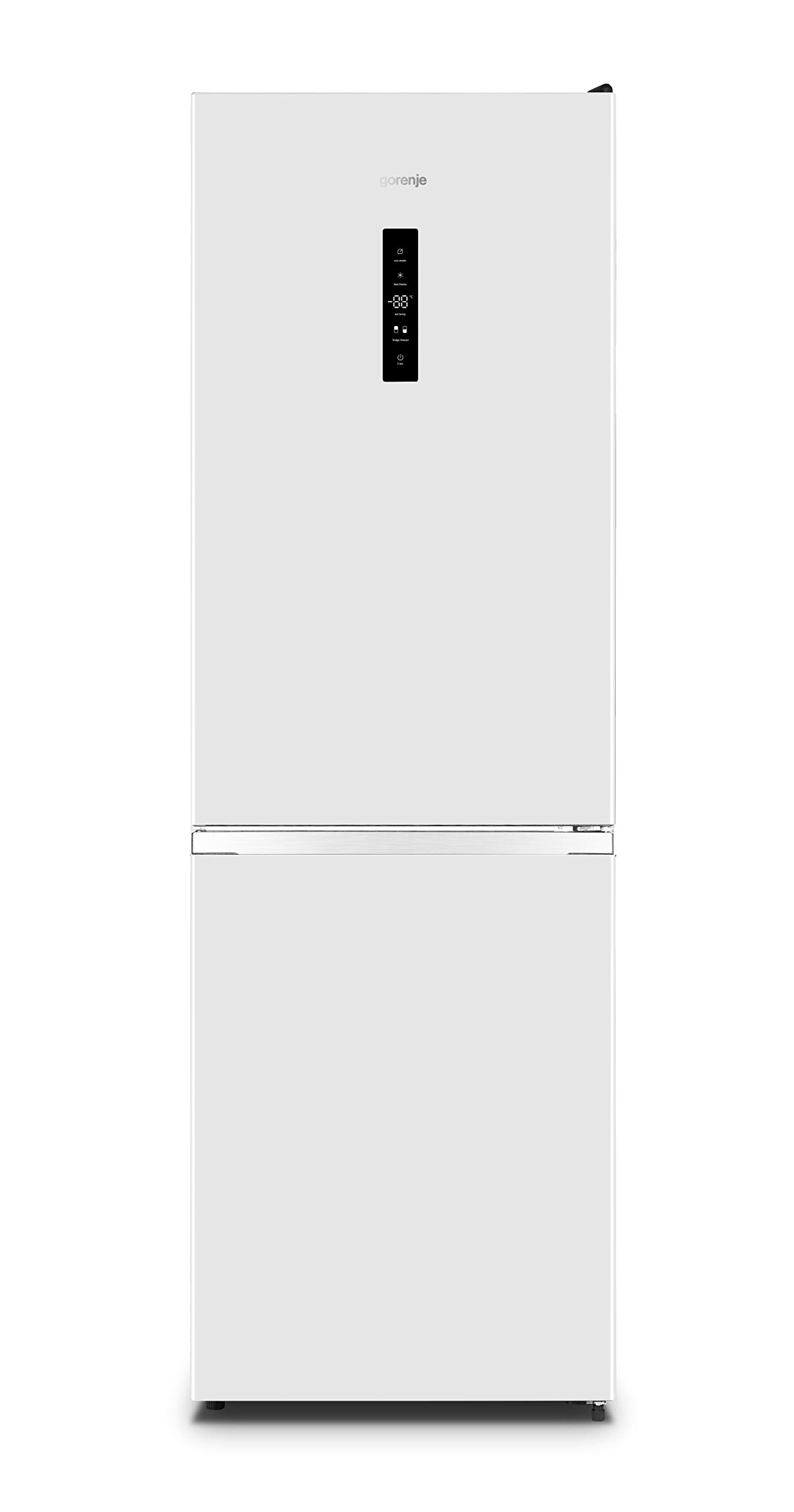 Gorenje NRK619CAW4 Kühl-Gefrier-Kombination/Freistehend/EEK: C /35 dB /304 L/NoFrost Plus/CrispZone mit Feuchteregler/Convert FreshZone/MultiFlow/InverterCompressor/HxBxT: 186x59,5x59 cm/Weiß C 304L Weiß Angebot bei HelloDeals