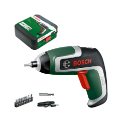 Bosch Akkuschrauber IXO (7. Generation; 3,6V; 2,0Ah; 5,5Nm; mit Mikro-USB-Kabel; schraubt bis zu 190 Schrauben; in Aufbewahrungsbox) Gen 7 | Basic Aufbewahrungsbox Angebot bei HelloDeals