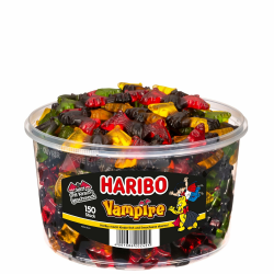 Dosen Sortiment – Bunte Mischung aus Fruchtgummi, Lakritz & Minibeuteln – Ideal für Büro, Party & Vorrat & HLKauf-Block (Vampire & HLKauf-Block) Angebot bei HelloDeals