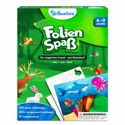 Skillmatics Kunst & Bastelaktivität- Folienspaß Tiere, Schmutzfreie Kunst für Kinder, Bastelsets, DIY-Aktivität, Geschenke für 4 bis 9 Jahre 2. Welt Der Tiere Angebot bei HelloDeals