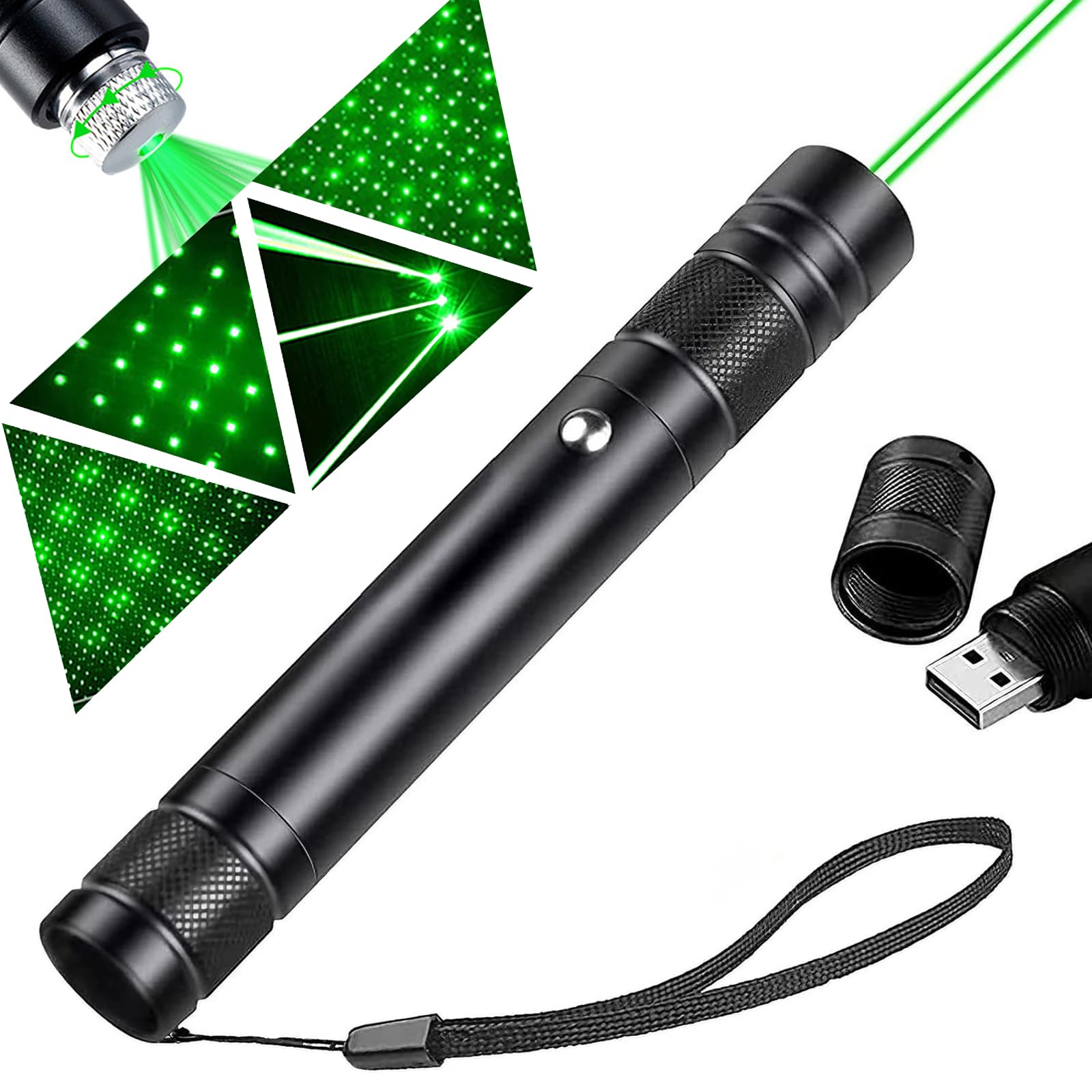 Taschenlampe,Stiftlampe,Taktische Handlampe,Taschenlampe Aufladbar,Langstrecken-USB-Wiederaufladbarer Taktischer Strahl,mit 4 Lichtmodi,für Himmel,Outdoor,Camping Angebot bei HelloDeals