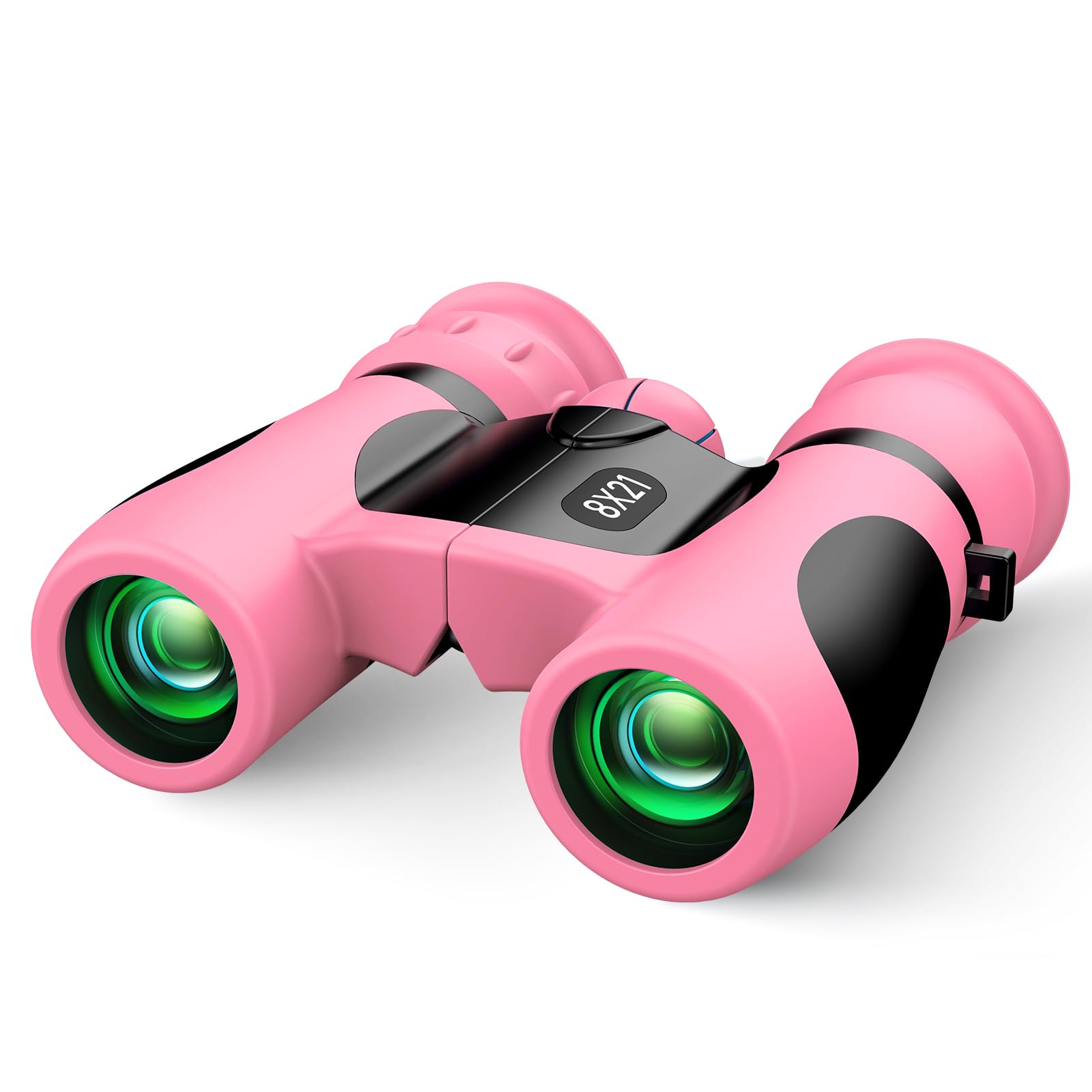 Geschenk Mädchen 3-12 Jahre, Kinder Ferngläser Spielzeug Mädchen, Stoßfestes Kompaktes Fernglas Ostergeschenke für Wandern, Camping Rosa Angebot bei HelloDeals