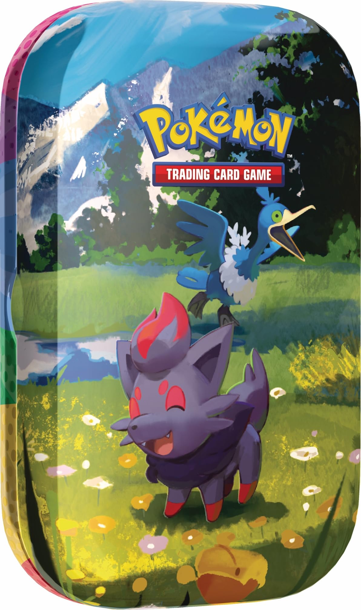 Pokémon-Sammelkartenspiel: Mini-Tin-Box Mega-Entwicklung – Erhabene Helden: Zorua und Urgl (1 Stickerbogen, 1 Pokémon-Bildkarte und 2 Boosterpacks) Angebot bei HelloDeals