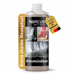 ABACUS® Urinsteinlöser 1000ml | extrem starker Urinsteinentferner | WC Spezialreiniger | Urinal-Reiniger | Kalklöser | Kalkentferner | Urinlöser | Urinentferner (2450) Angebot bei HelloDeals