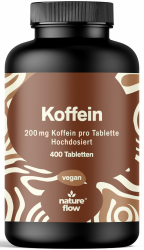 Koffeintabletten hochdosiert – 400 Tabletten – 200 mg Koffein pro Tablette, vegan – Laborgeprüft & produziert in Deutschland - Laborgeprüft - Verpackung kann variieren Angebot bei HelloDeals